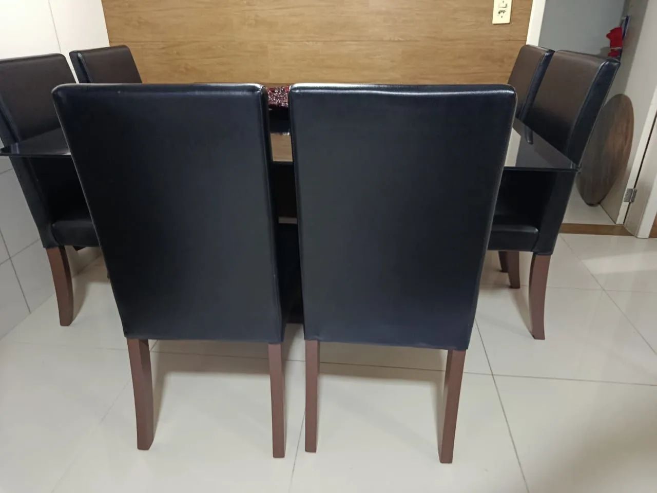 Mesa de jantar quadrada com 6 cadeiras - Foto 3