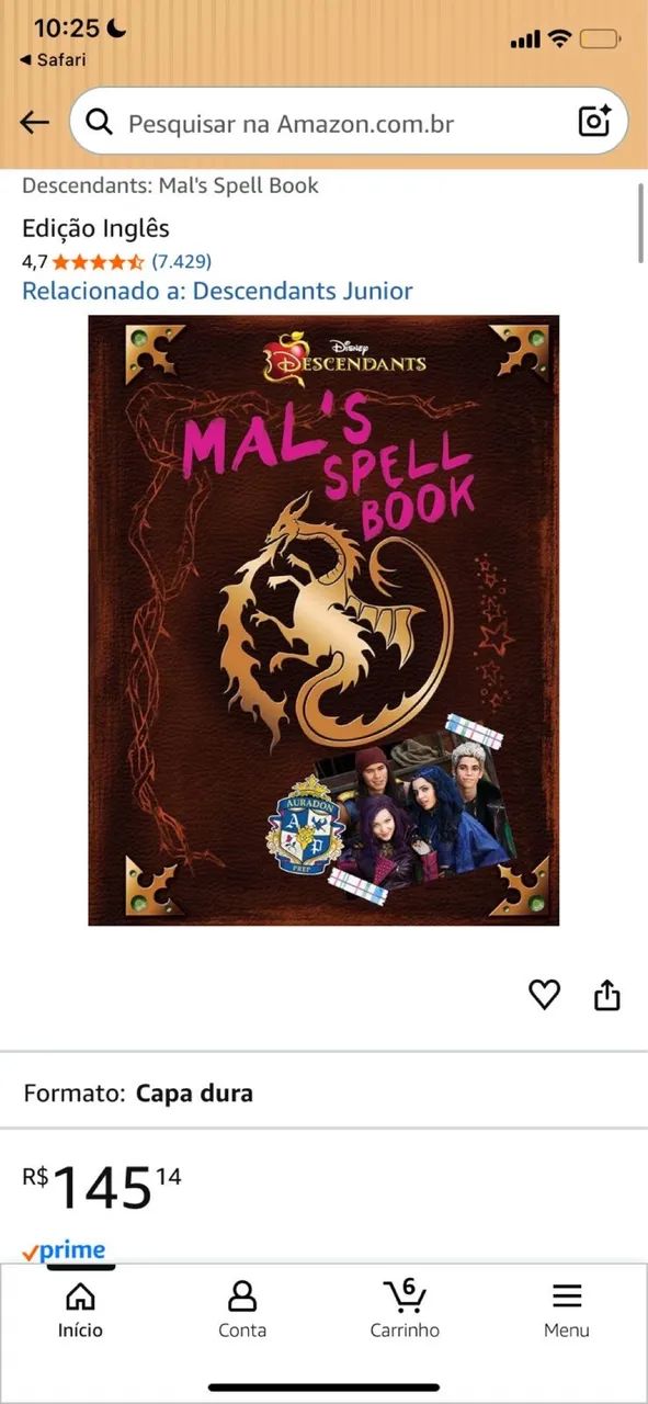 livro descendentes MAL?S SPELL BOOK