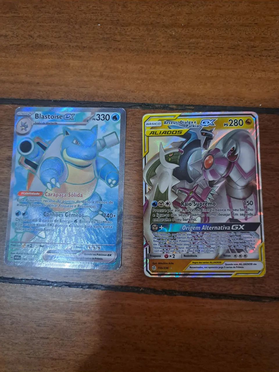 Cartas pokemon (originais em perfeito estado)