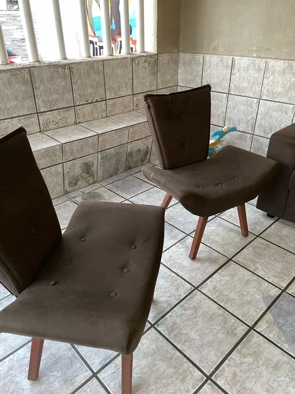 Sofá com duas poltronas e Puff - Foto 2