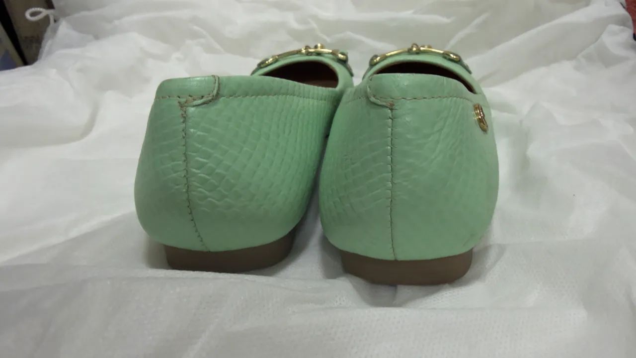 Sapatilha Carmen Steffens verde menta  - Foto 2