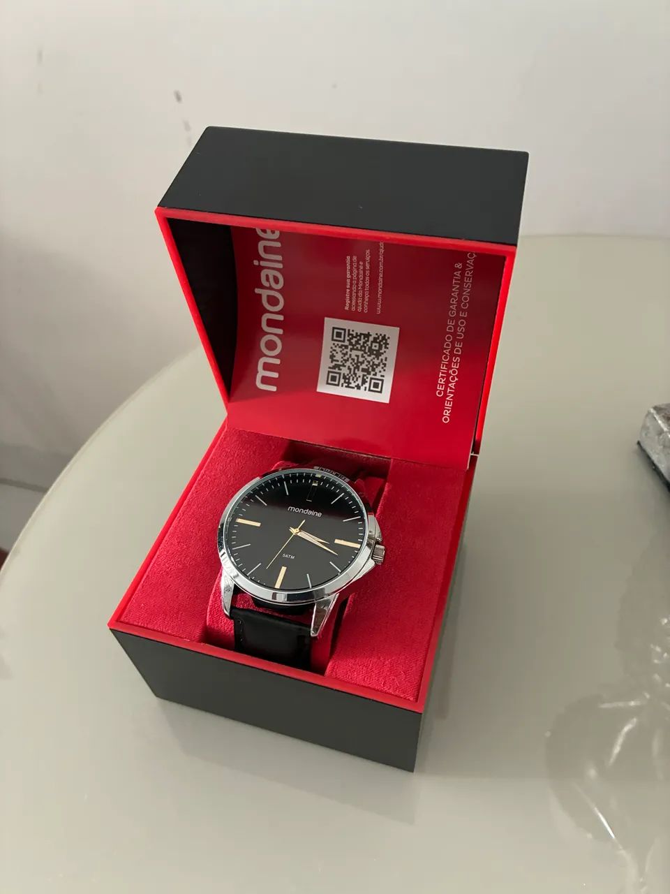 Relógio Mondaine em Couro - Foto 4