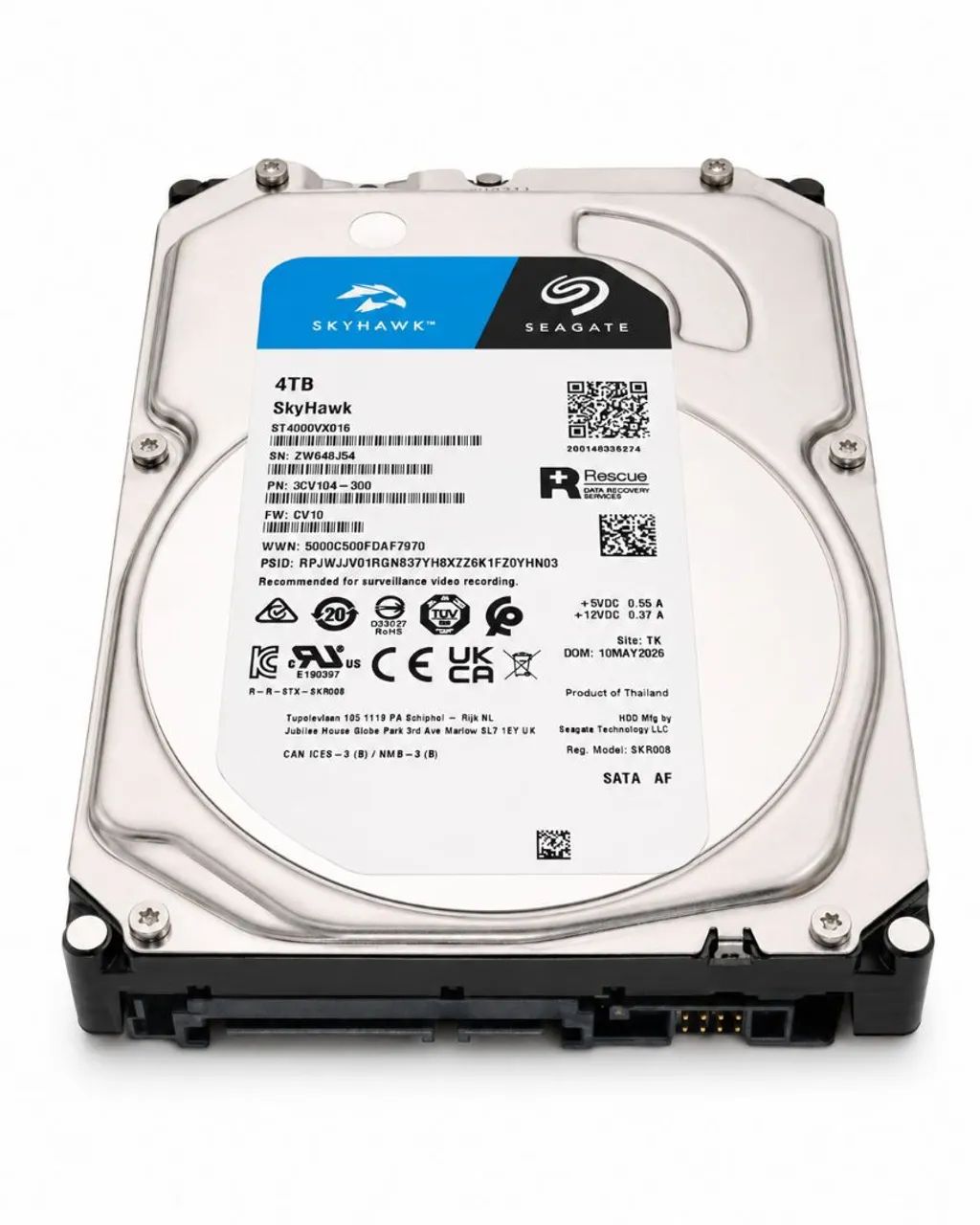1 HD Seagate SkyHawk 4TB ST4000VX016 - Foto 5