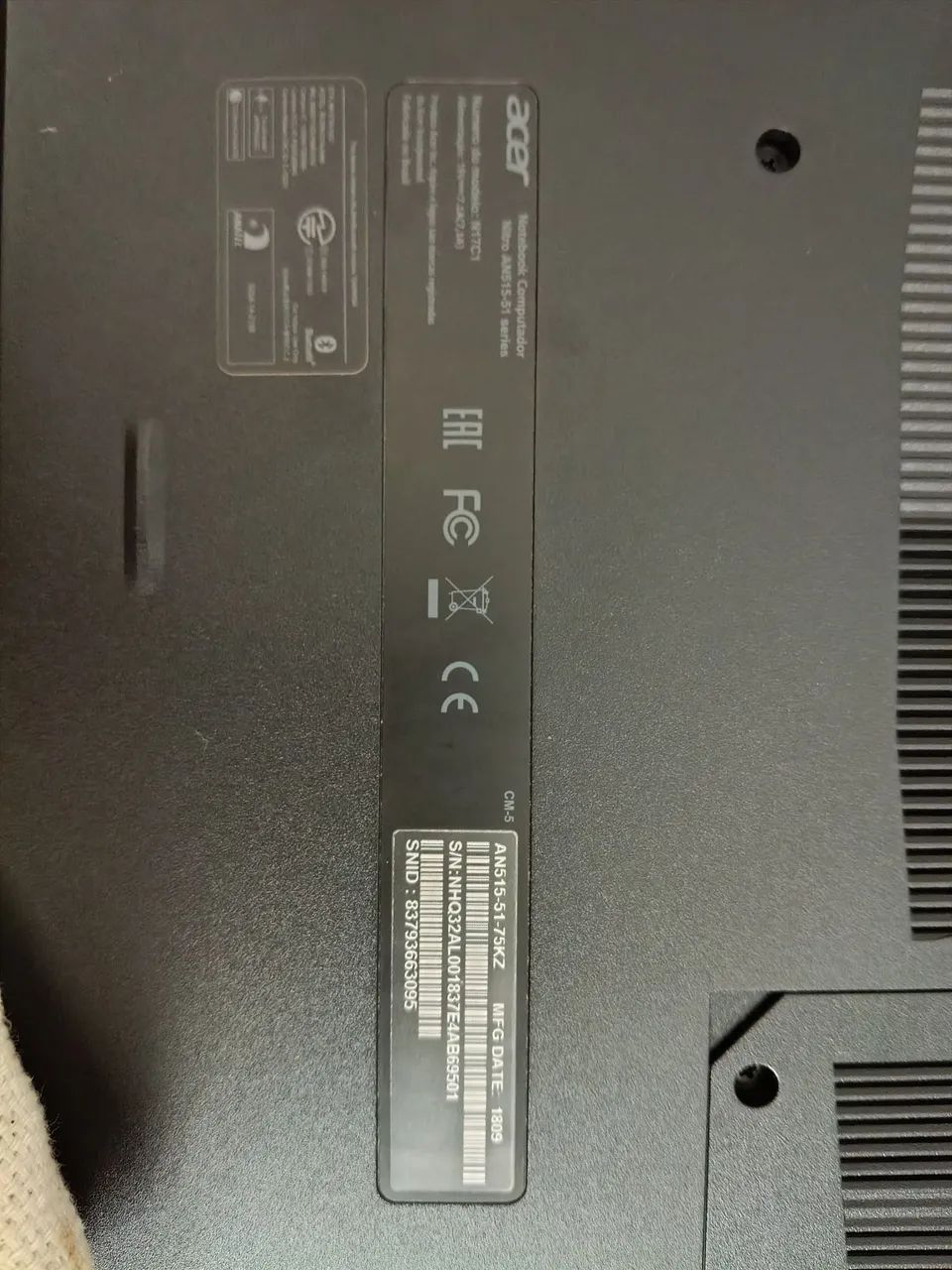 Acer Nitro 5 i7 | GTX 1050 Ti | 16GB RAM | SSD 480GB + HD 1TB - Foto 4