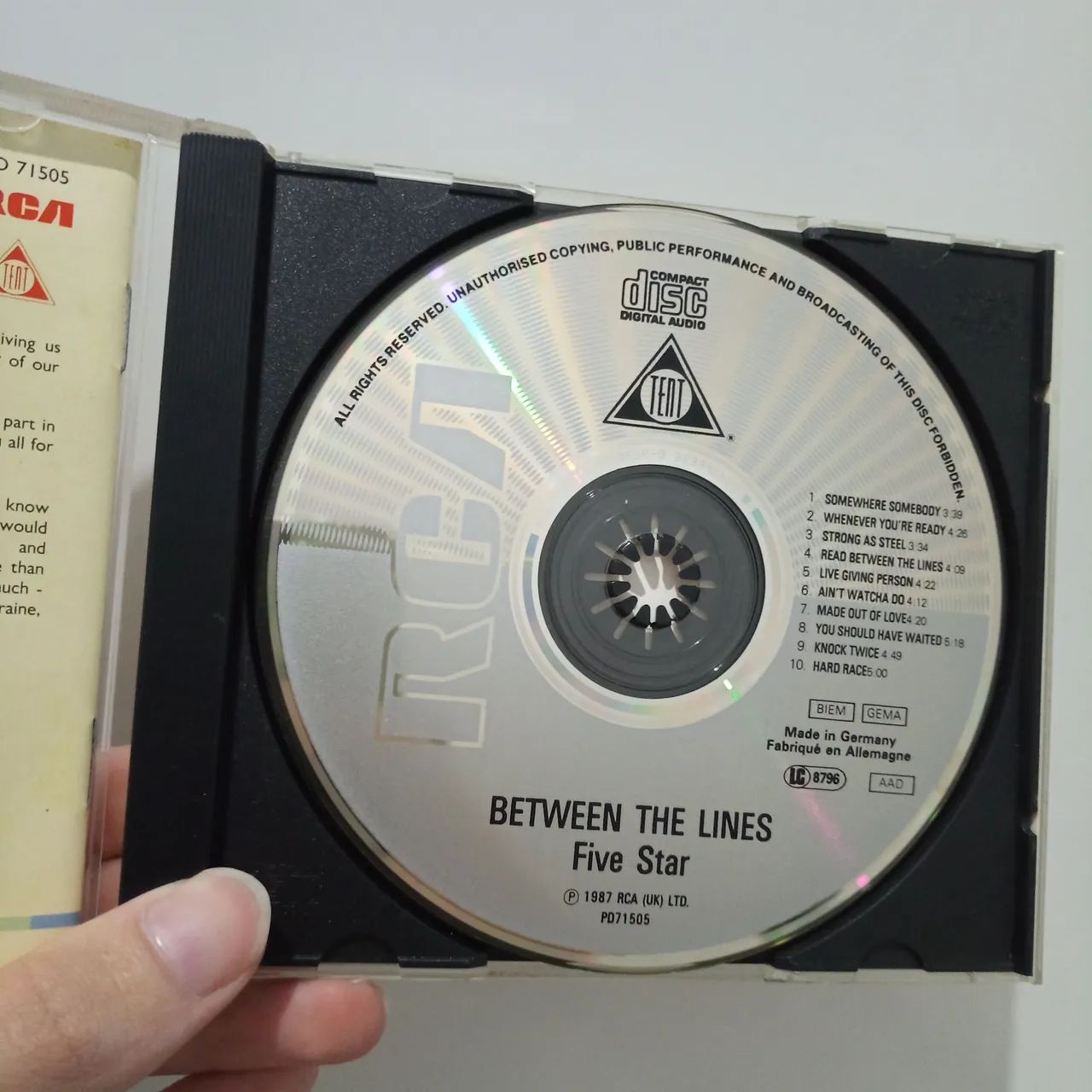 Five Star - Between The Lines CD Original Importado 1987 - Foto 3