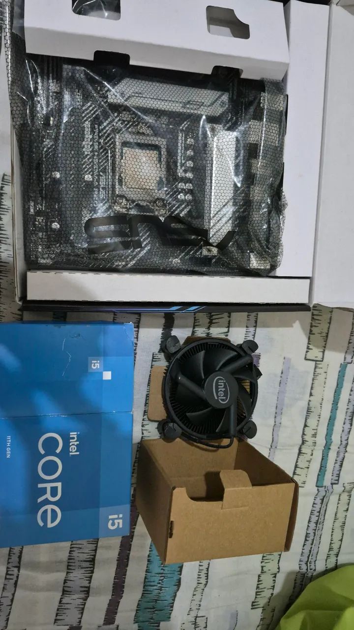 Processador i511400f e placa mãe h510 - Foto 4
