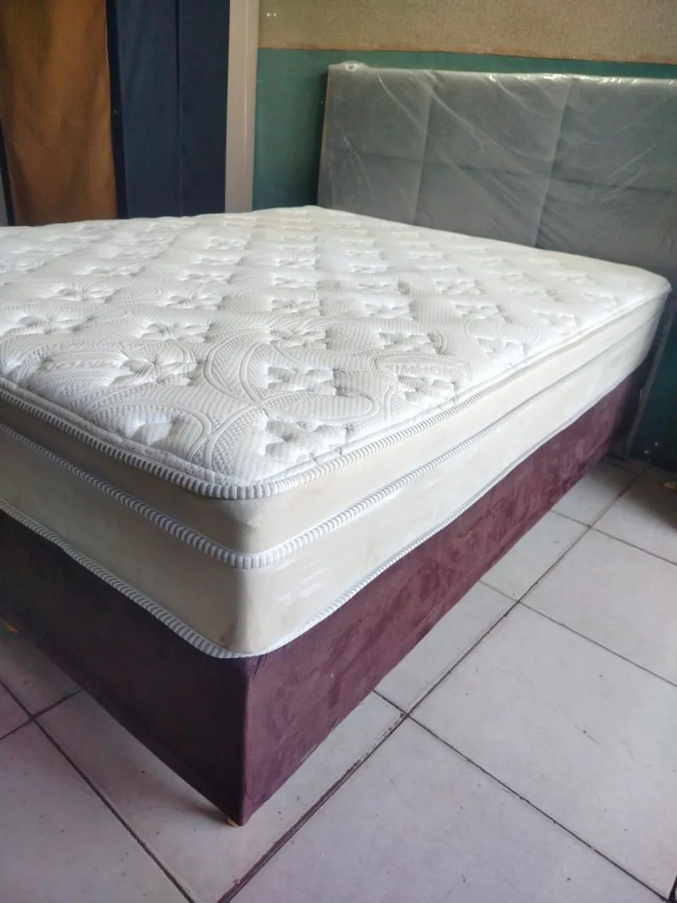 Cama Queen SIMMONS HIGIENIZADA ENTREGO  - Foto 5