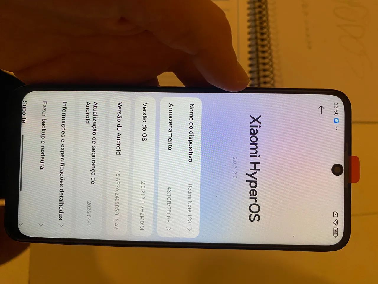 REDMI NOTE 12S (venda ou rolo) - Foto 2