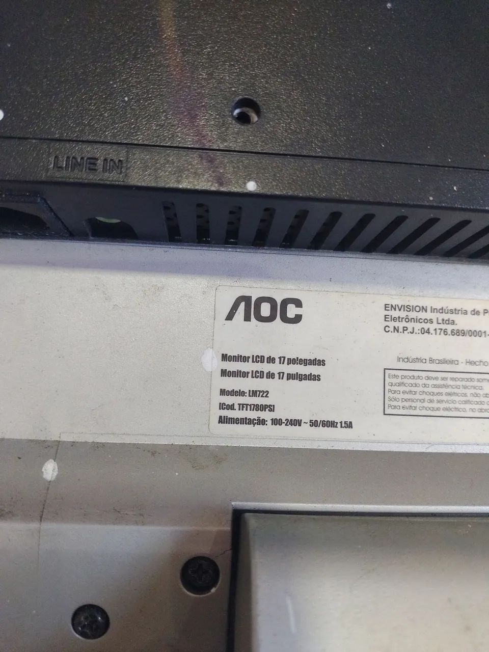 Monitor AOC 17"( sem pé) - Foto 4