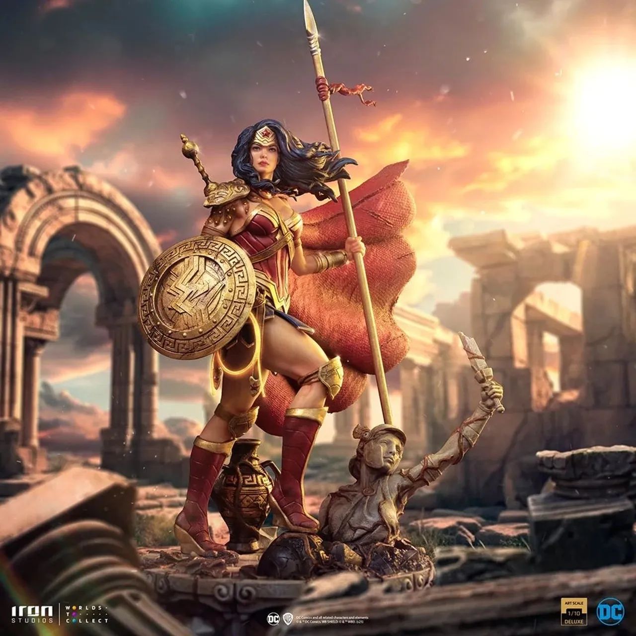 MULHER MARAVILHA UNLEASHED 1/10 IRON STUDIOS RESERVADO