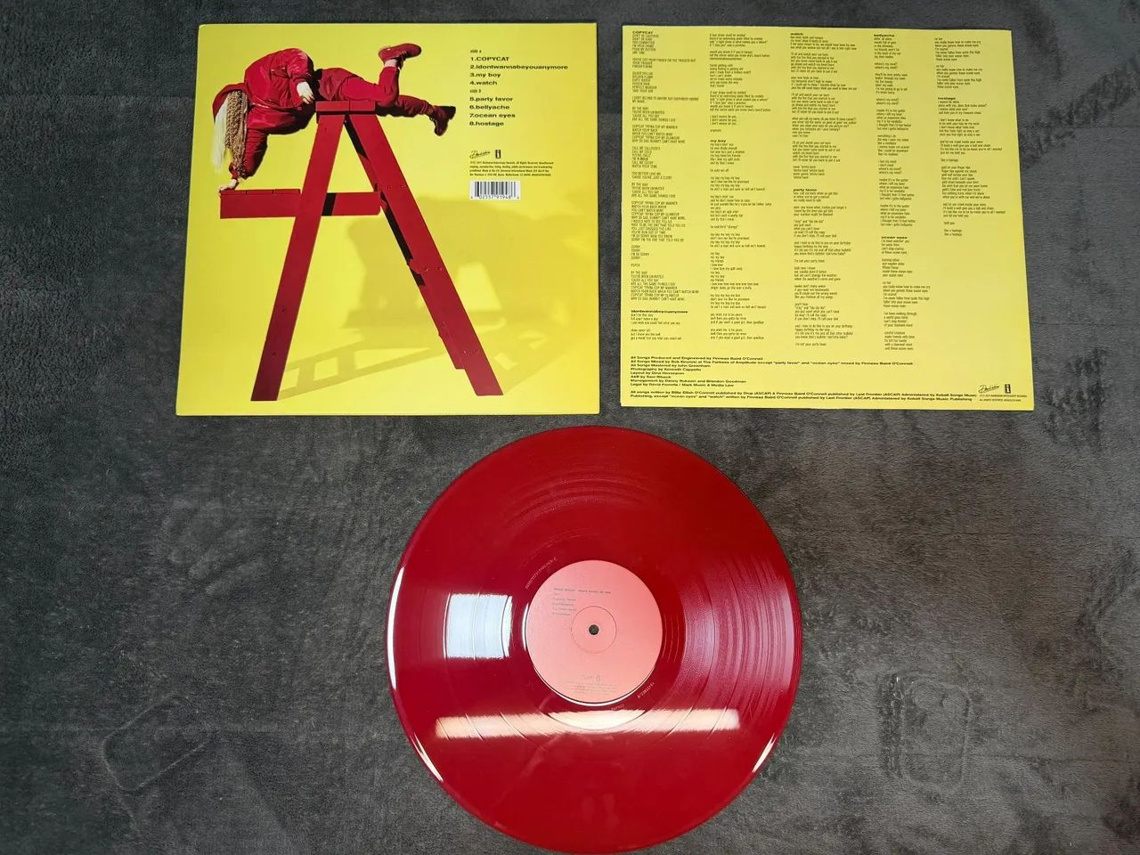 VINIL BILLIE EILISH - DONT SMILE AT ME  - Foto 3