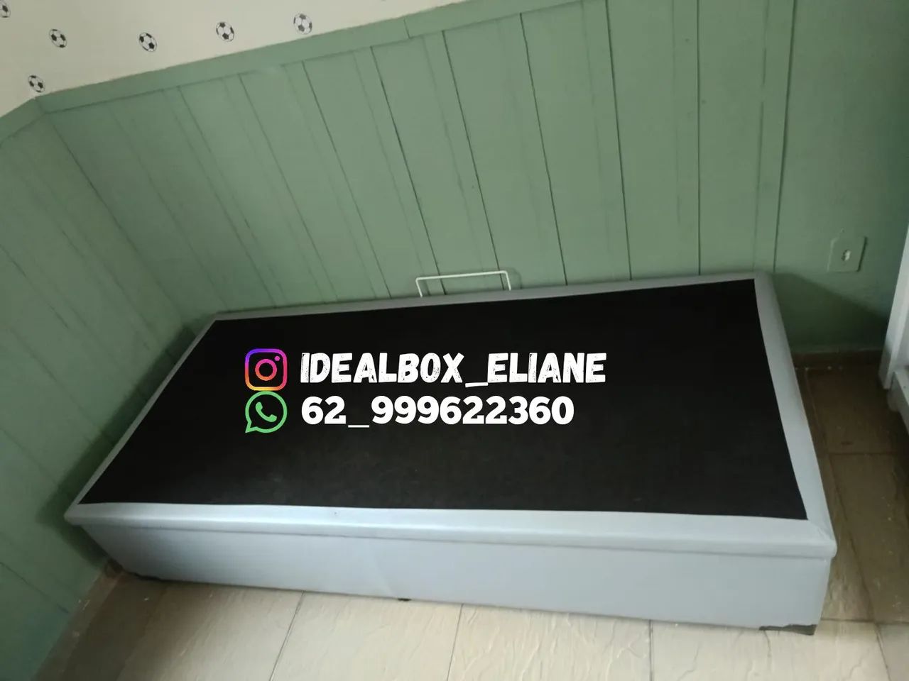 Box baú solteiro 88×188 tamanho padrão  - Foto 4