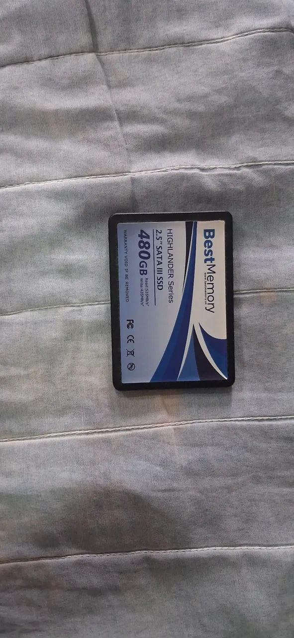 SSD SATA 480GB BestMemory - Com Defeito / Sucata para Peças