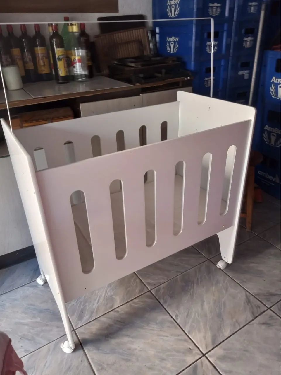 Mini Berço Moises Com Colchão E Rodinha Multifuncional  - Foto 5