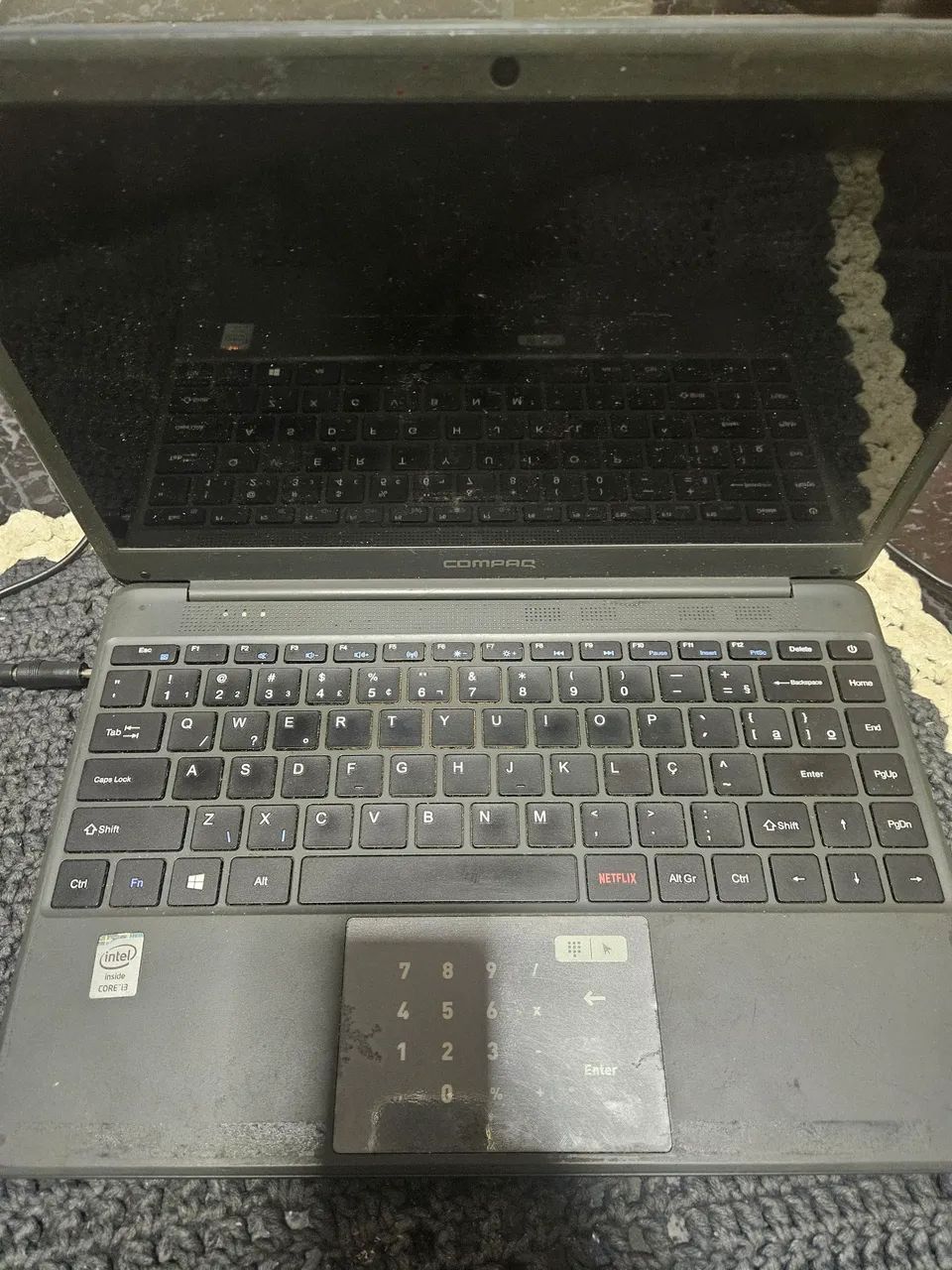 Vendo notbook  compaq  prezario cq27 defeito - Foto 3