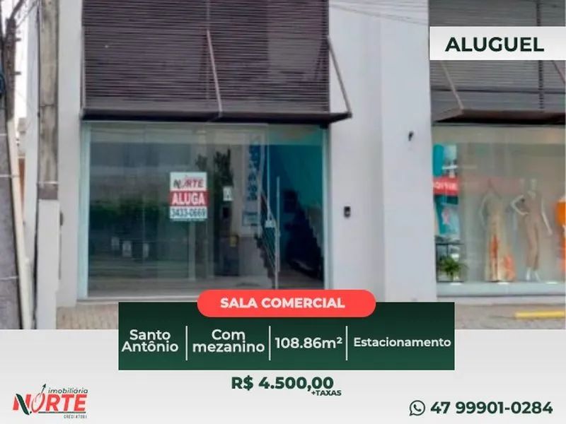 Sala comercial JOINVILLE - SC