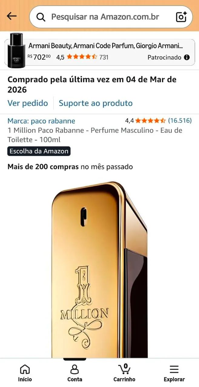 Perfume 1 Million Paco Rabanne 100ml Eau de Toillet - Foto 5