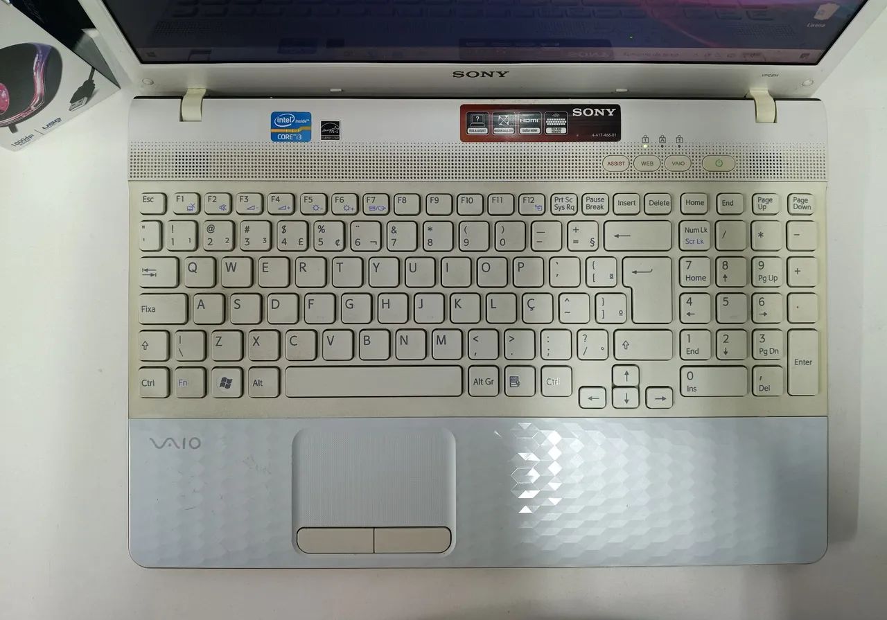 Lindo Sony Vaio White Core i3 / 8gb / SSD 240 / Garantia / Brindes
