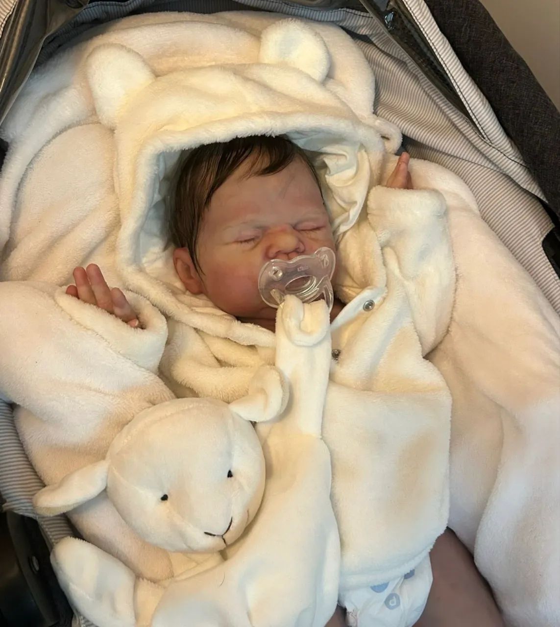 Bebê reborn de silicone sólido menino - Foto 3