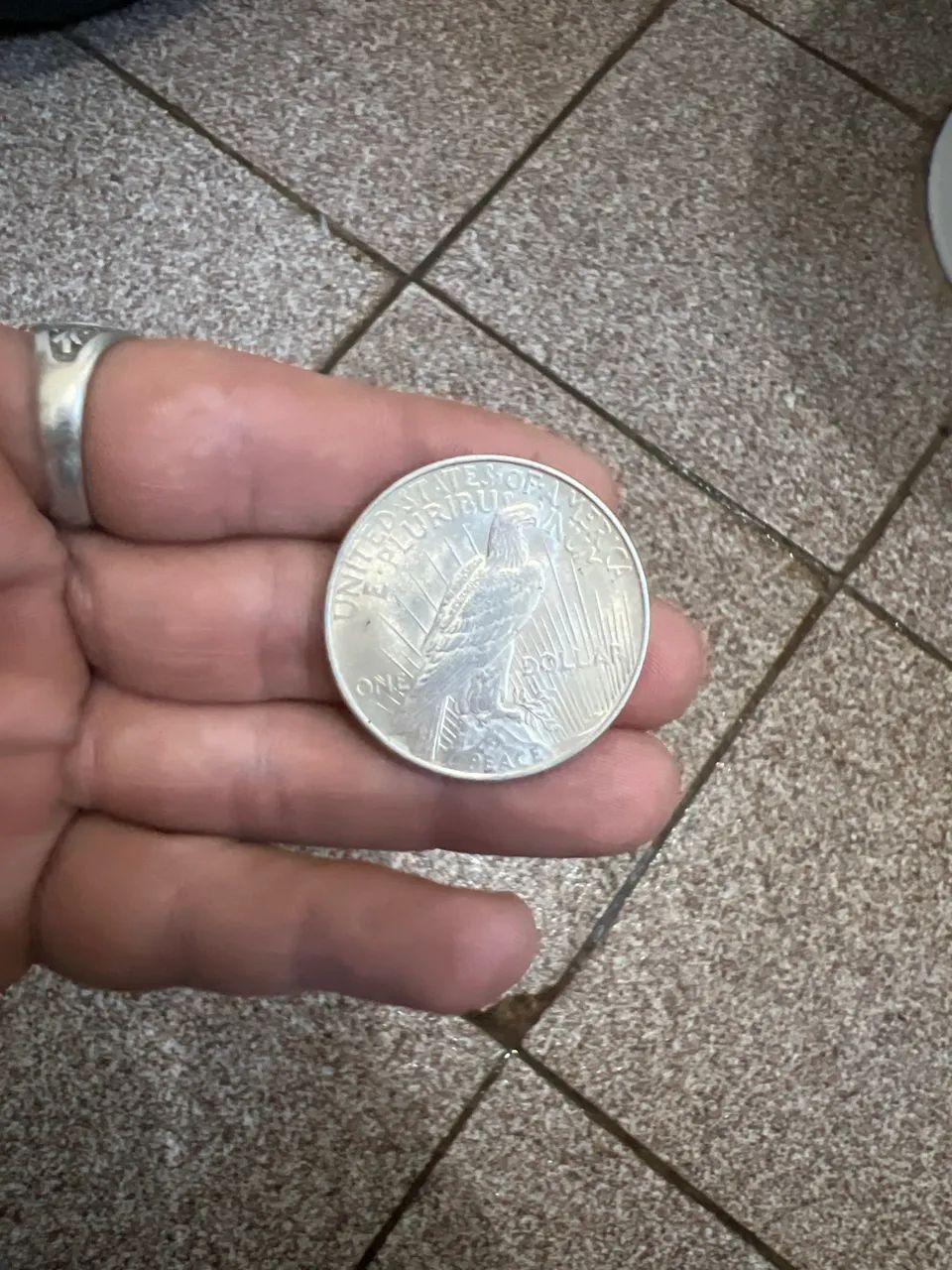 Moeda antiga one dollar 1922  - Foto 2
