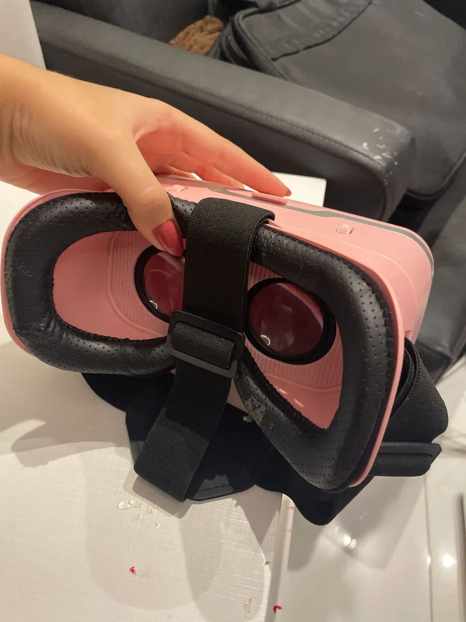Óculos Realidade Virtual MINISO rosa - Foto 3