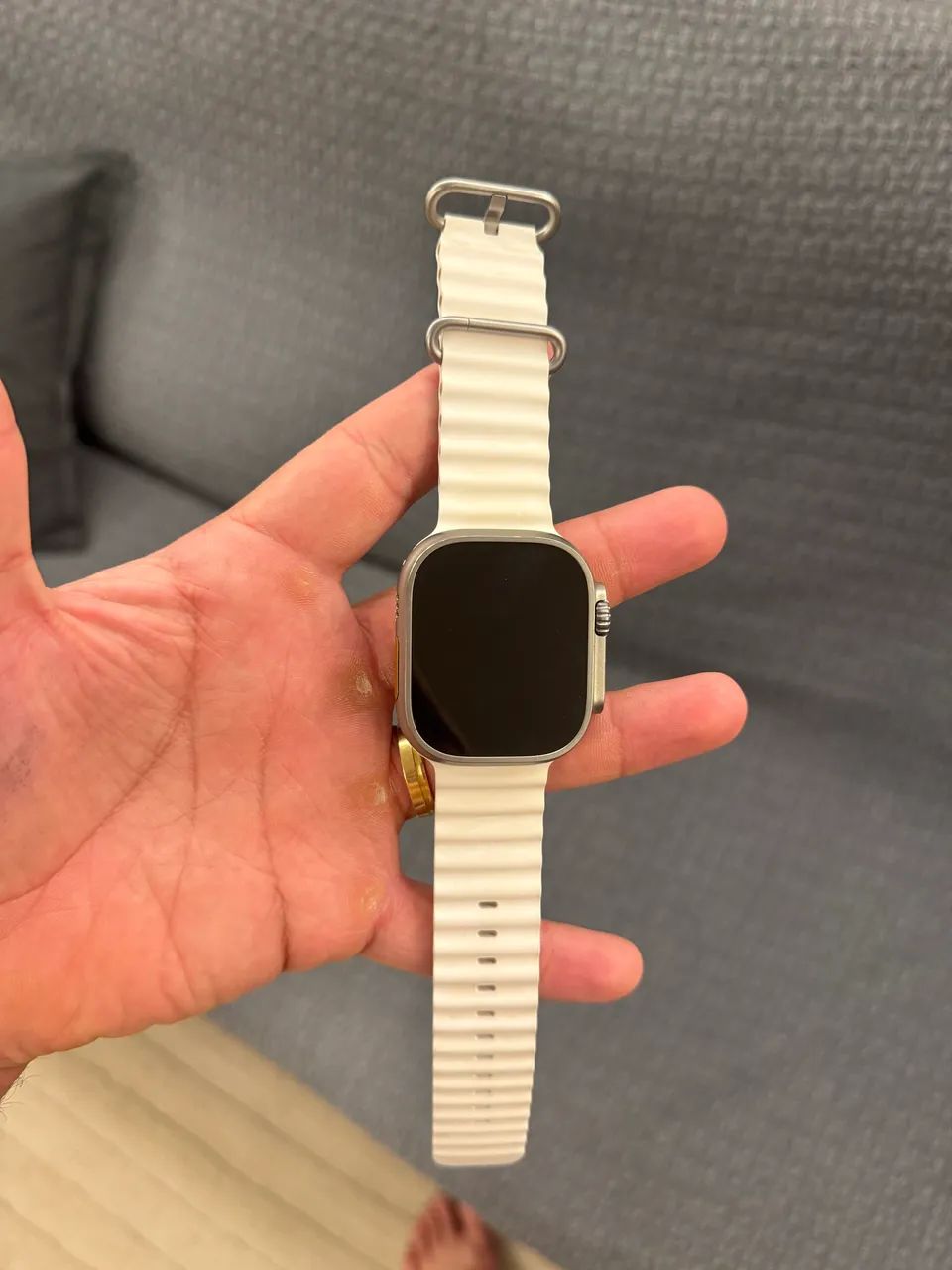 Apple Watch Ultra de titanium e cerâmica 49mm - Foto 2
