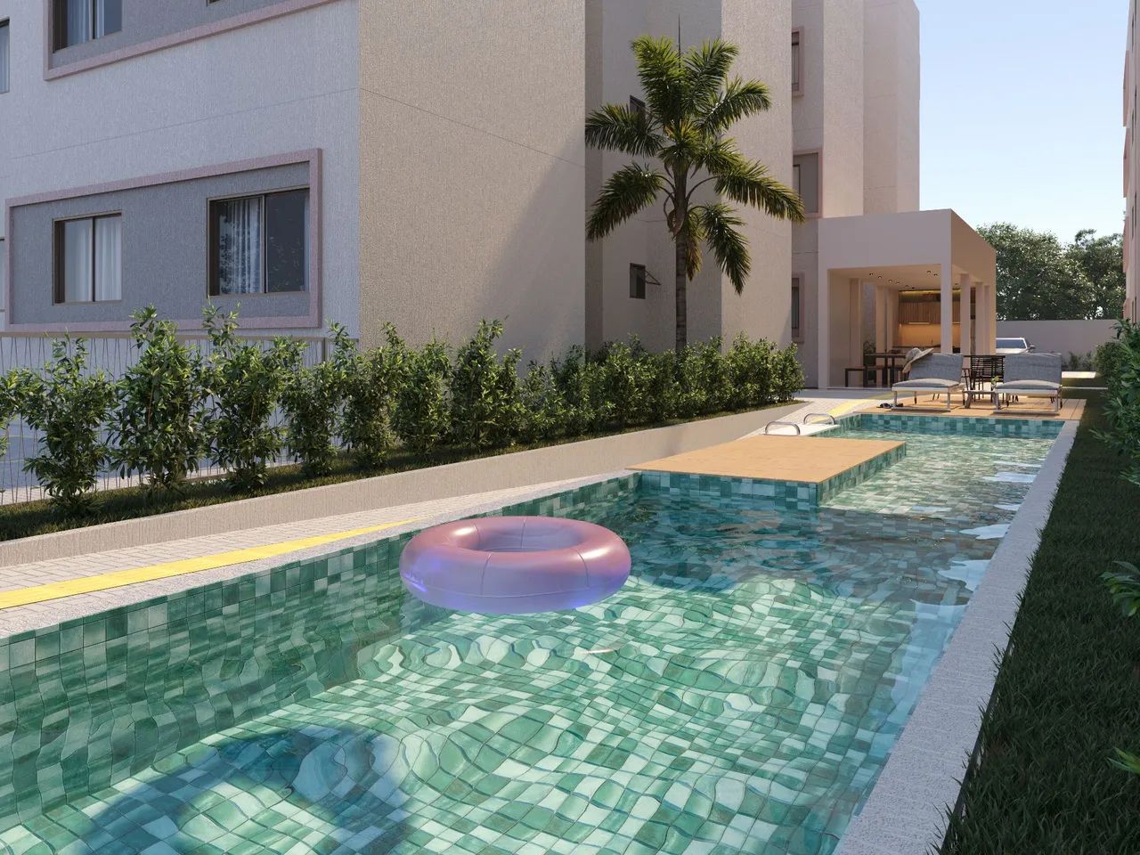 Apartamento no Dinamerica com documentaçao gratis - area de lazer - Vibe - Foto 2