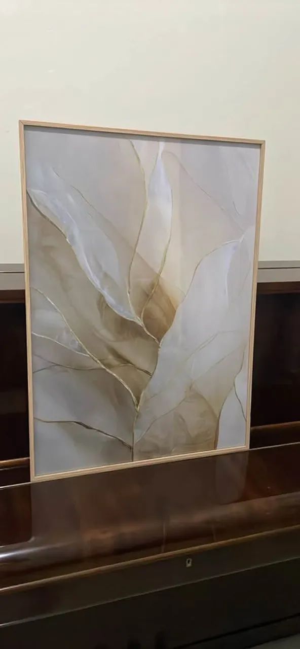 QUADRO FLORAL 70X50 DE VIDRO MODELO 1