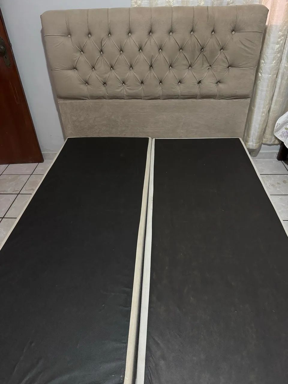 Cama box e cabeceira