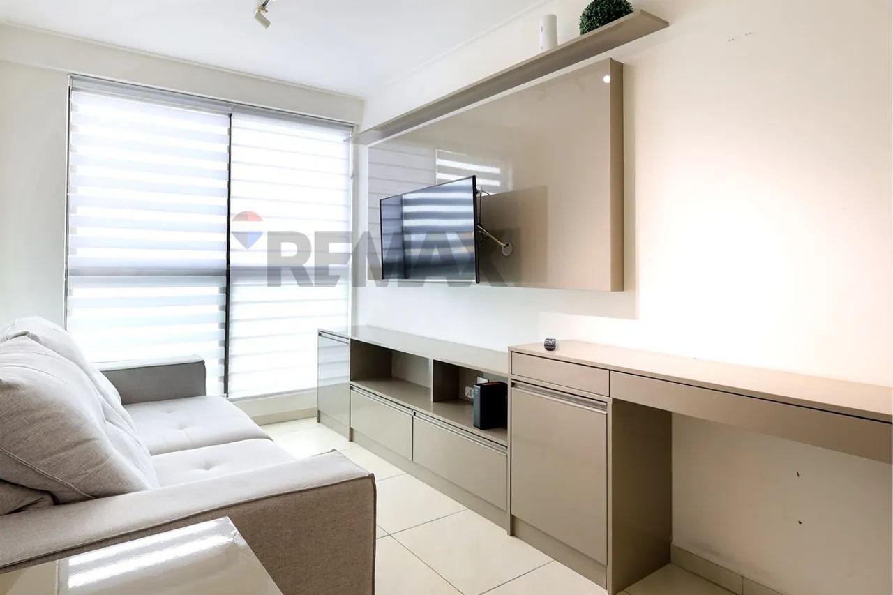 Apartamento mobiliado e equipado com 55m com 2 quartos, sendo 1 suíte, área de serviço, wc - Foto 5