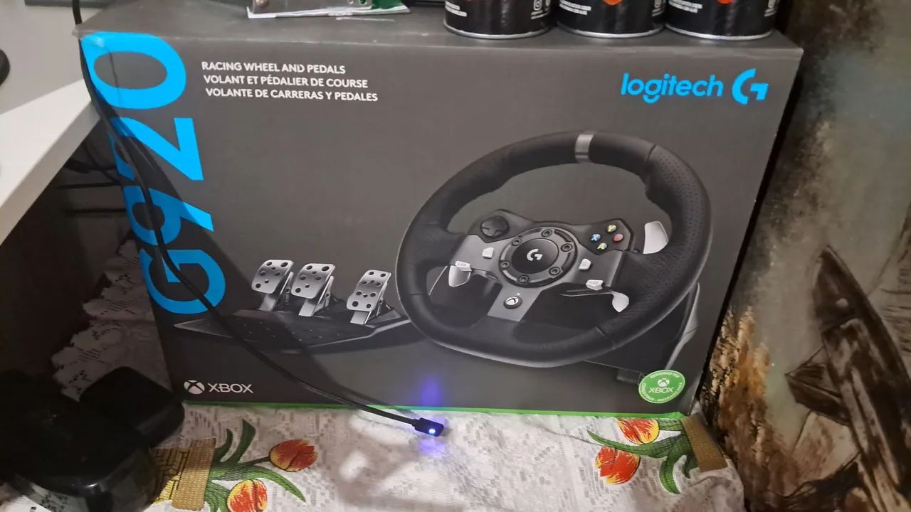 Volante G920 com suporte (Xbox e PC) - Foto 4