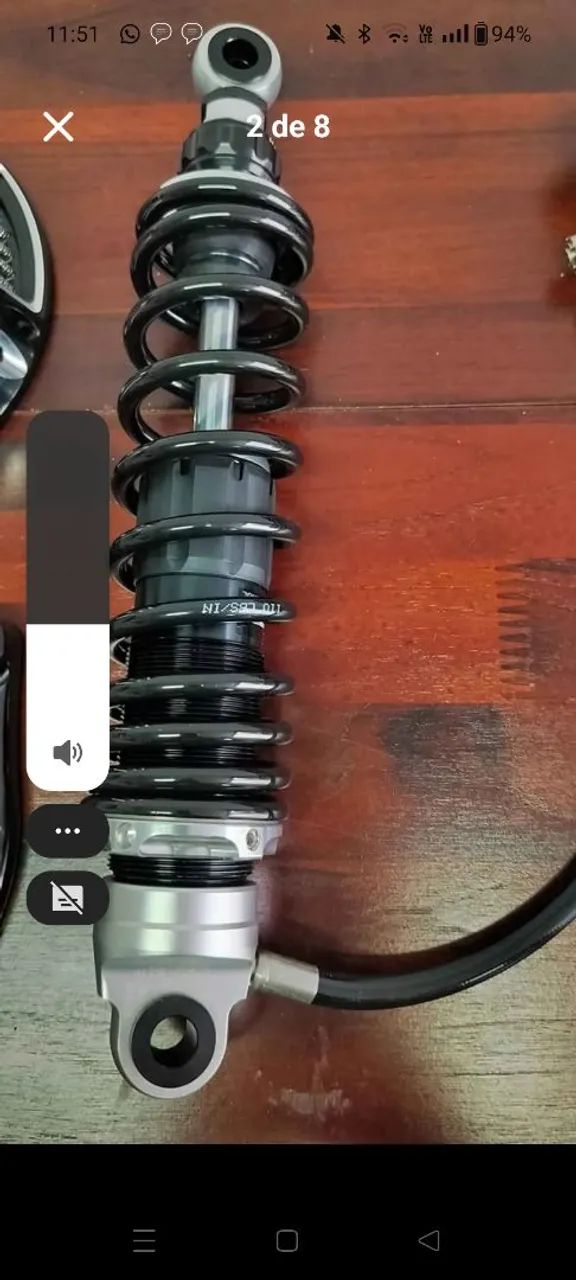 Filtro de ar arllen ness+amortecedor com reservatório  - Foto 2