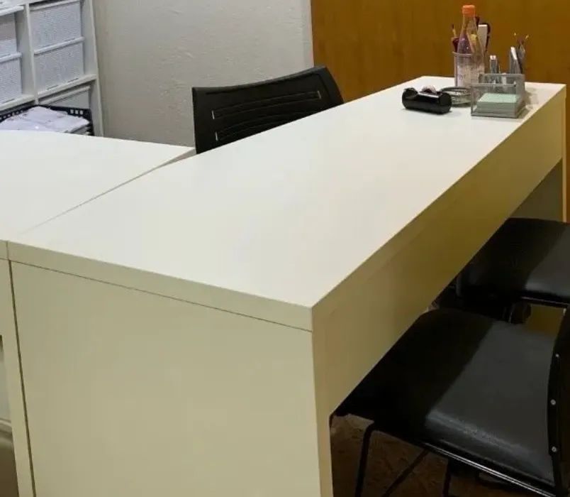Mesa TokStok MDF branca - Foto 2