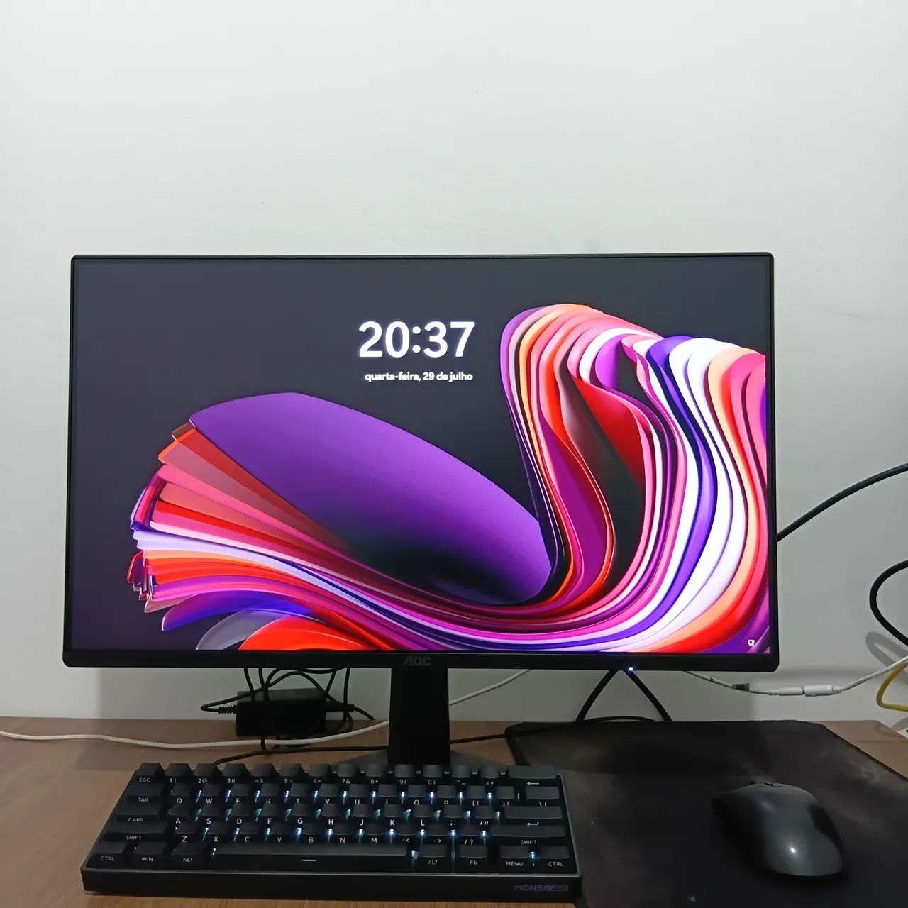 Computador AM5 Monitor Teclado e Mouse - Foto 2
