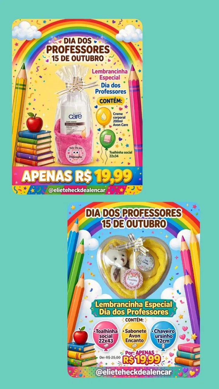 Lembrancinhas dia dos professores 