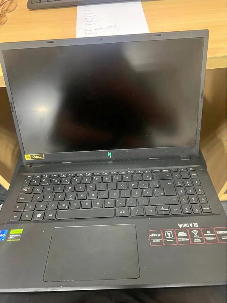 Notebook gamer Acer V15