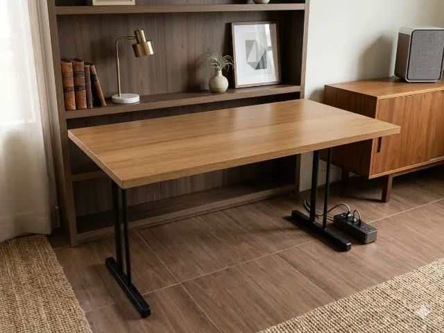 MESA RETA 150X60 SEM GAVETA ENTREGAMOS COM FRETE
