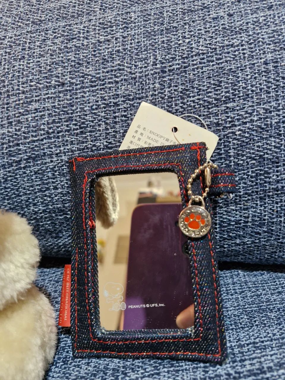 Pelúcia Snoopy e espelho de bolsa Snoopy  - Foto 5