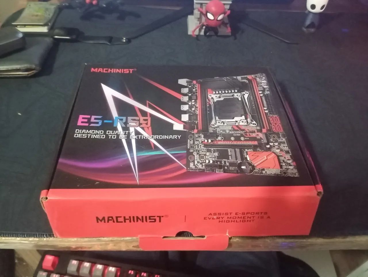 Kit placa mãe X99 E5-Rs9 gamer intel com processador Intel xeon E5 2670 v3