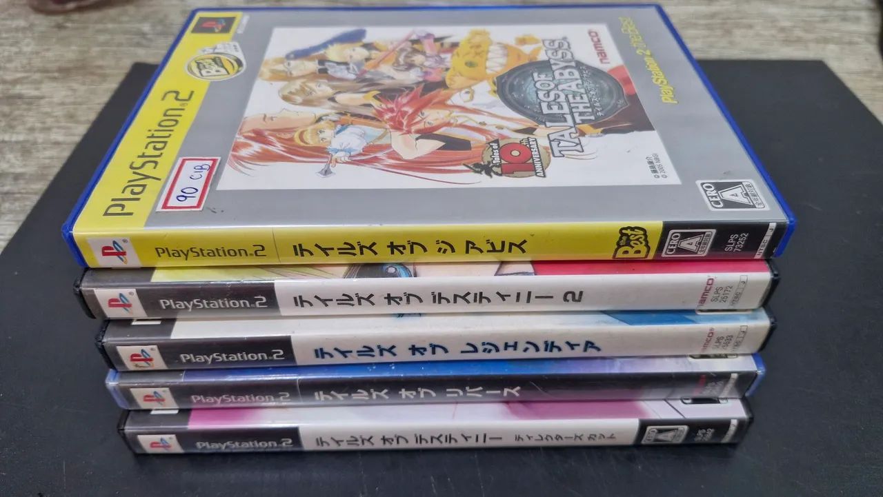 Coleção serie Tales of Ps2 JAP - Jogos de Vídeo Game - Santa