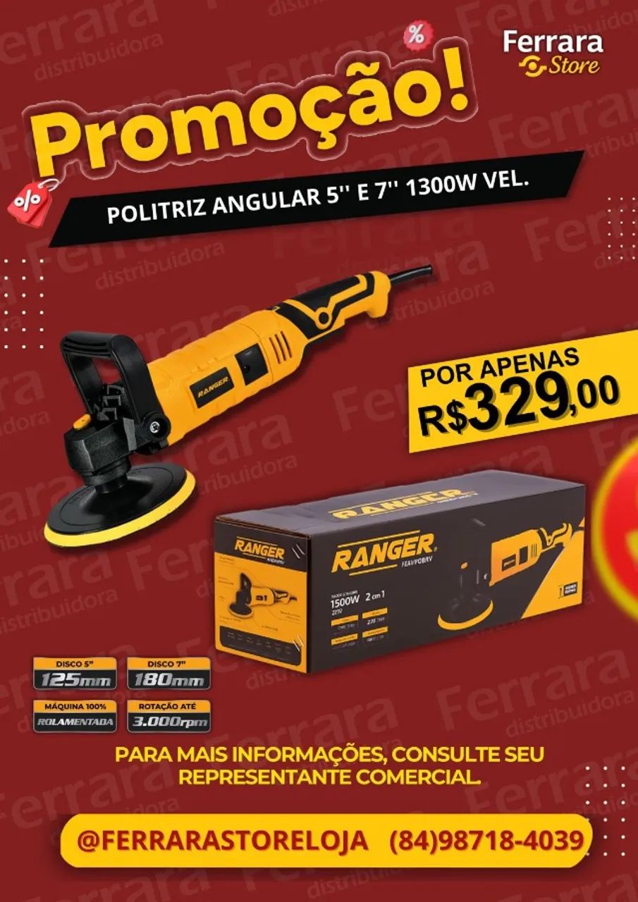 ? Politriz Angular 1300W Ranger 