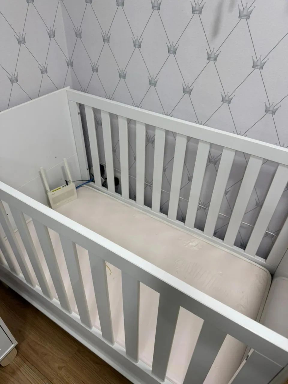 Berço Infantil Padrão Americano - Branco | Ótimo Estado - Foto 3