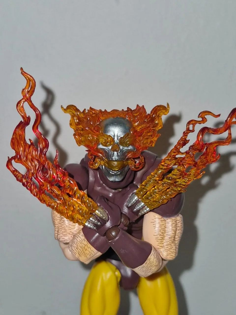 (Figura 2 em 1) Hellverine CT Toys + heads e garras Wolverine
