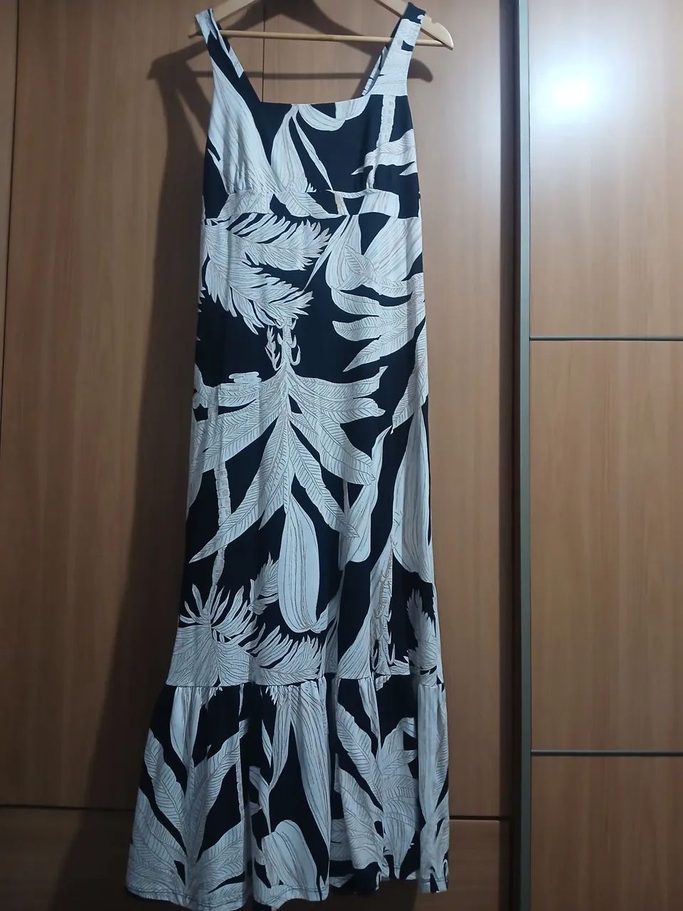 Vestido longo em cotton Renner - M
