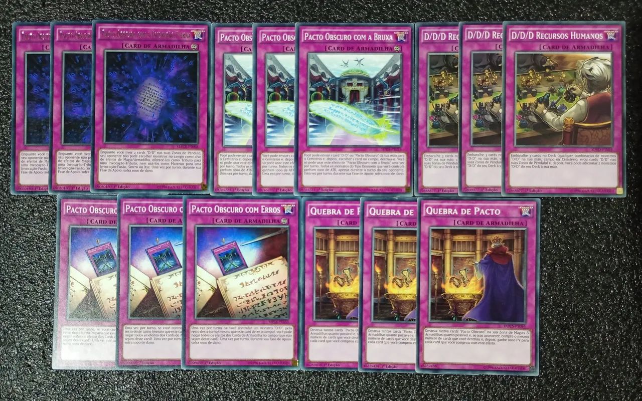 Deck DDD cartas originais de Yu-Gi-Oh - Foto 3