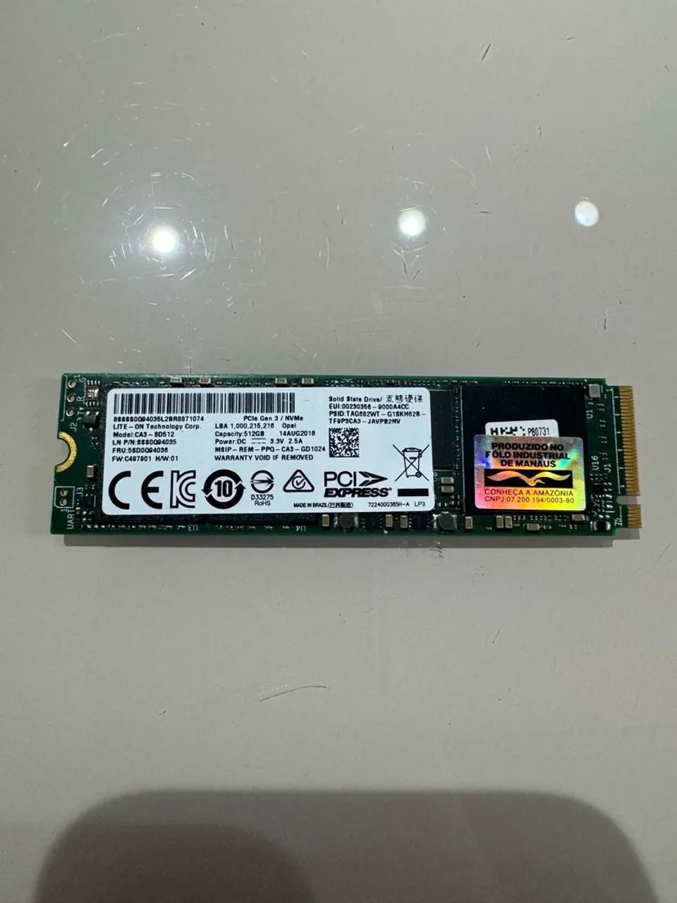 SSD M.2 NVMe 512GB