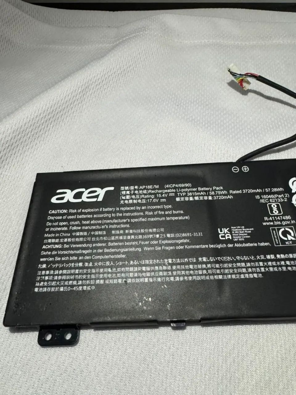 Bateria notebook Acer nitro 5 - Foto 3