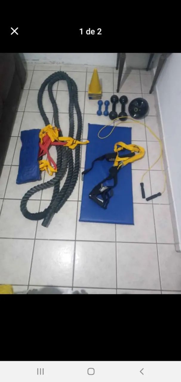 Material para treino funcional 