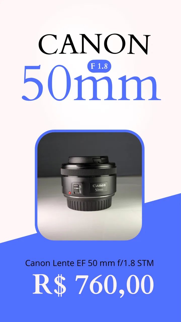 Canon t7+ 50mm e 75-300mm ( podem ser vendidos separados) - Foto 2
