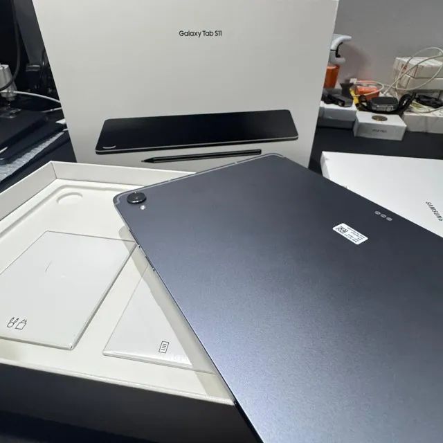 Tablet Samsung Galaxy Tab S11 256GB 11 pol! 1 mês uso! Zerado! Completo com Nota fiscal! - Foto 5